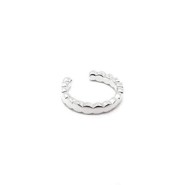 MOANINA MOANINA Ohrring Earcuff Calobra - 925 Silber/18k Gold Vermeil, Silber, – Produktbild 2 von 3