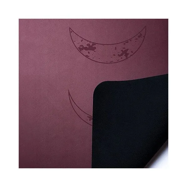 Just Be Just Be Yogamatte Mondphasen 0,3 cm, Aubergine, – Produktbild 4 von 5