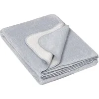 Richter Textilien Babydecke Bio-Baumwolle stahlblau-melange Maße 75 x 100 cm – Produktbild 1 von 1