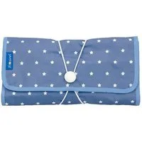 Flosinn Flosinn Wickeltasche Wickelunterlage Wickelclutch abwischbar in verschiedenen Farben, Blau (jeansblau), – Produktbild 1 von 1