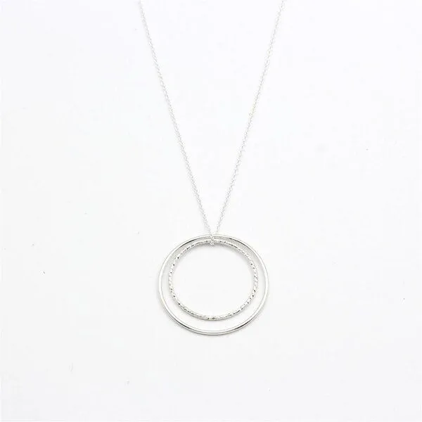 Jewelberry Jewelberry Kette Mixed Rings, Silber, – Produktbild 3 von 3