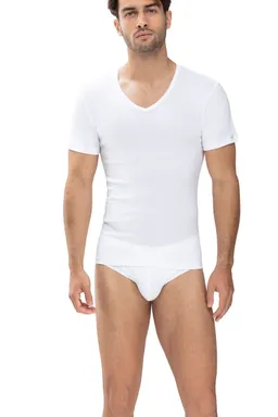 mey Mey Noblesse V-Ausschnitt T-Shirt Weiß - Größe 4XL – Produktbild 1 von 1