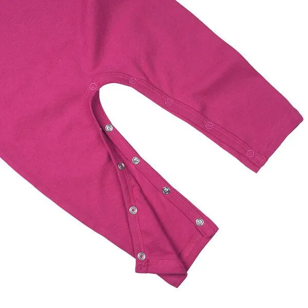 HANDGEDRUCKT HANDGEDRUCKT "Zauberfee" Baby Jumpsuit, Hot pink, – Produktbild 2 von 3