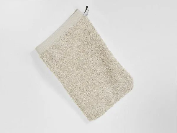 Yumeko Waschlappen Terry 15x22 - 4 Stk. Yumeko aus Bio-Baumwolle, White sand, – Produktbild 3 von 4