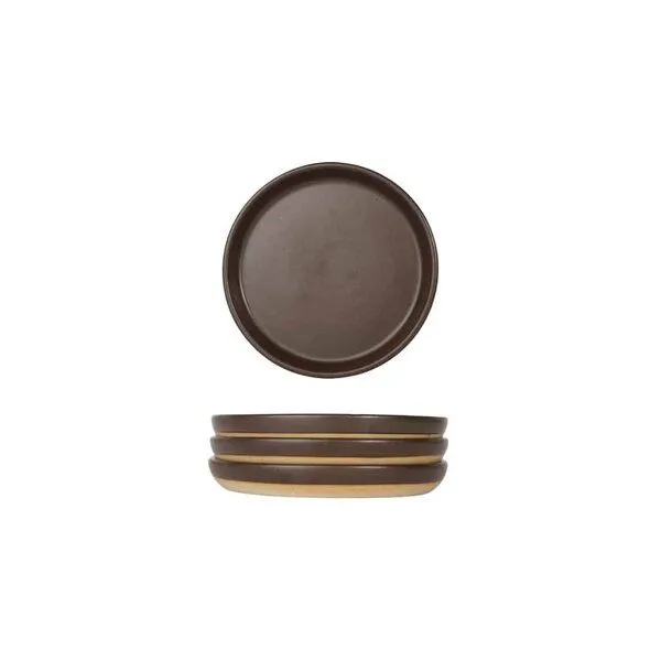 Originalhome Originalhome ReClay Dessertteller – 4er-Set, Nachtbraun, – Produktbild 3 von 4