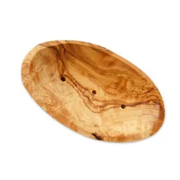 Olivenholz erleben Olivenholz erleben Seifenschale oval groß aus Olivenholz – Produktbild 1 von 1