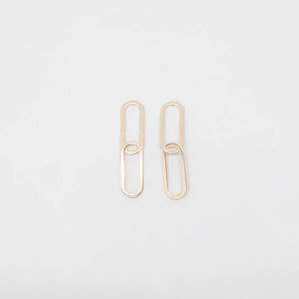 fejn jewelry fejn jewelry Ohrstecker 'link chain', Rotgold, – Produktbild 1 von 2