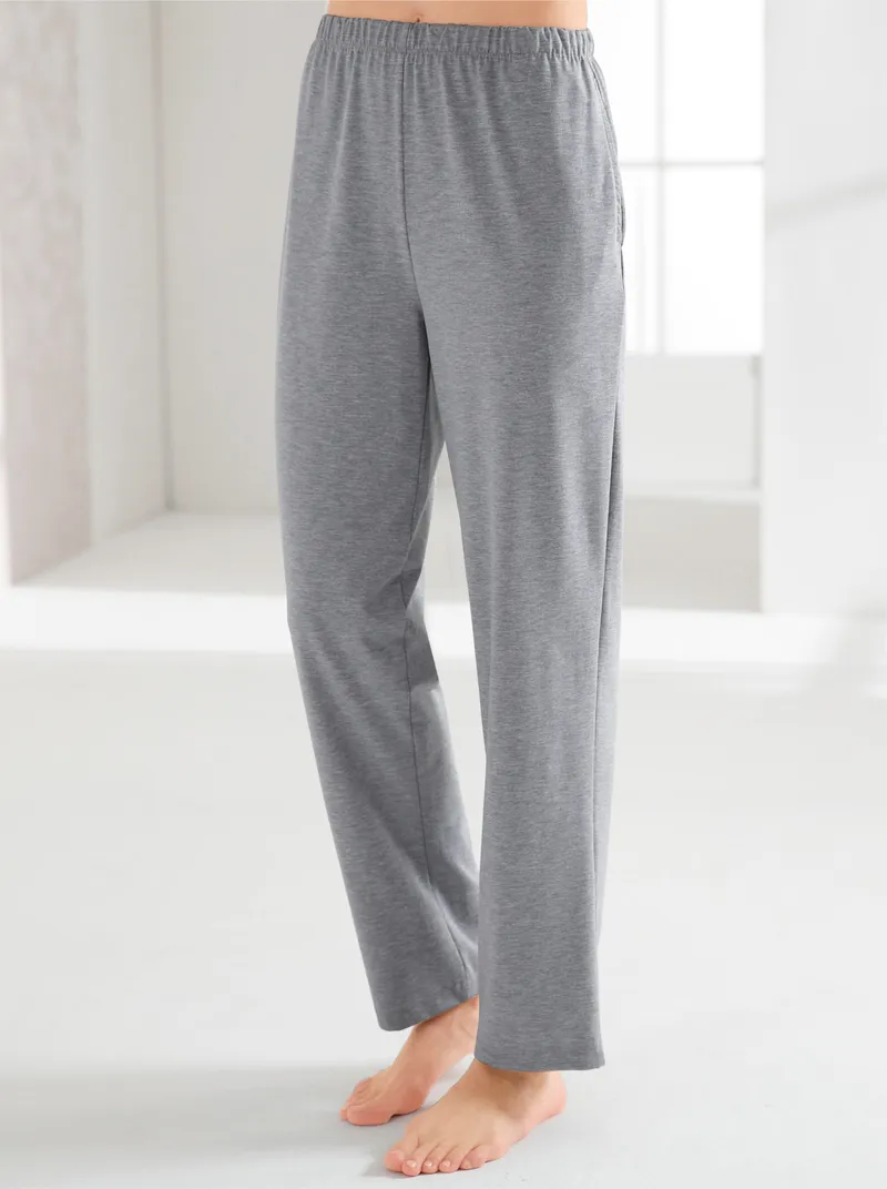 feel good Hosen schwarz + grau-meliert, Schwarz + grau-meliert, – Produktbild 3 von 3