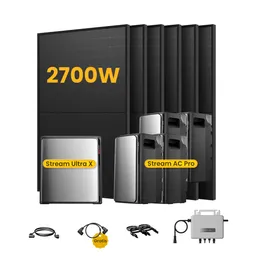 EcoFlow EcoFlow Stream Ultra X Solaranlage mit Speicher, inkl. 6 x 450W Bifazialen Solarmodulen, by Powerness (deal) - Stream Ultra X + 4 x Stream AC Pro | 11520Wh / ohne Zubehör / Selbstabholung – Produktbild 1 von 1