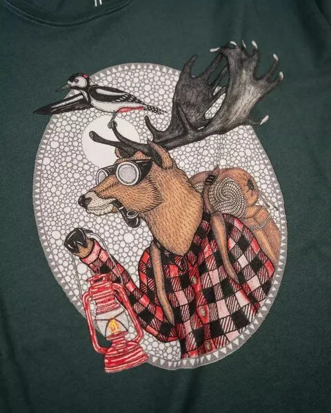 LAKOR LAKOR T-Shirt aus Bio-Baumwolle - Pathfinders, Green gables (grün), – Produktbild 2 von 2