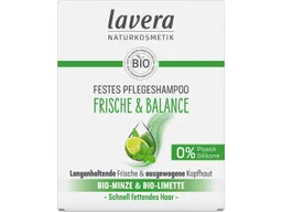 lavera lavera Festes Bio-Pflegeshampoo "Frische & Balance", 50 g – Produktbild 1 von 1