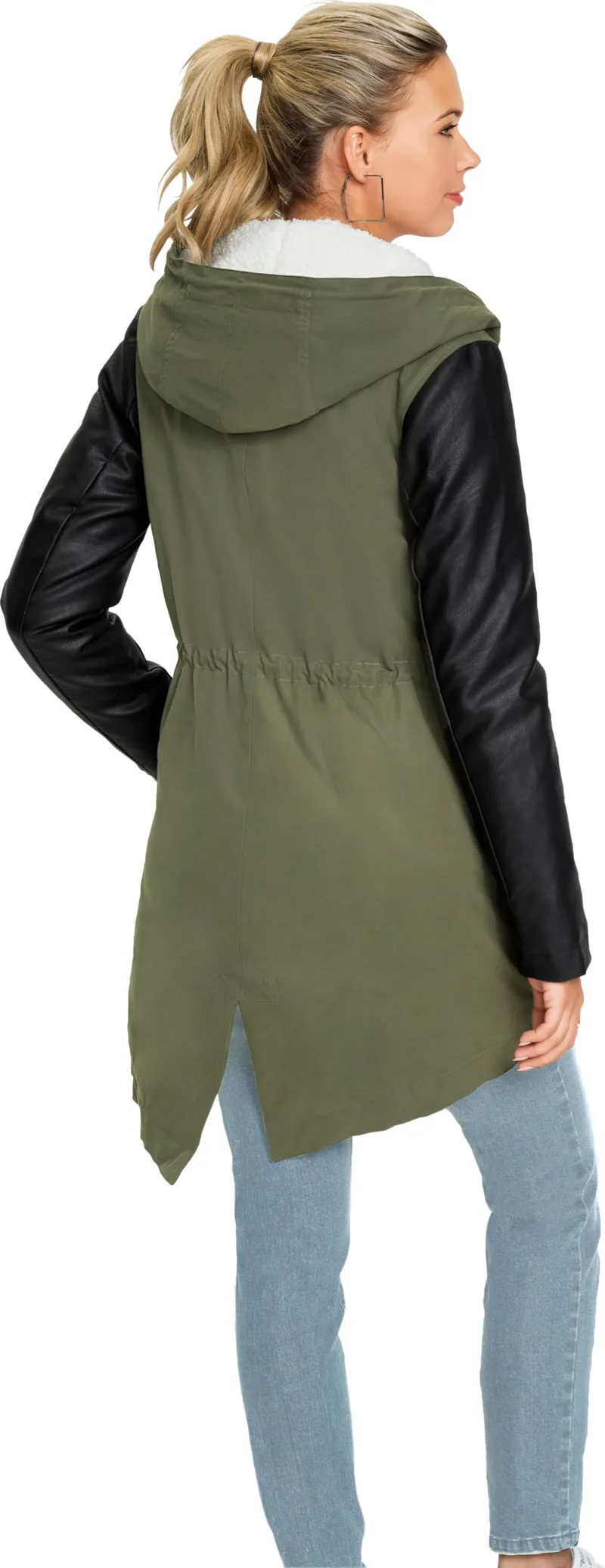 Witt Parka, Khaki-schwarz, – Produktbild 3 von 3