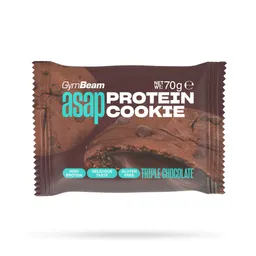 GymBeam ASAP GymBeam ASAP Protein Cookie 70 g dreifache Schokolade – Produktbild 1 von 1