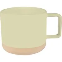 Keramiktasse "Stanley" 400 ml, beige – Produktbild 1 von 2