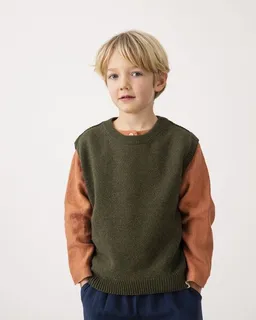 MATONA Matona Gestrickter Pullunder für Kinder aus recycelter Wolle / Knit Vest – Produktbild 1 von 1