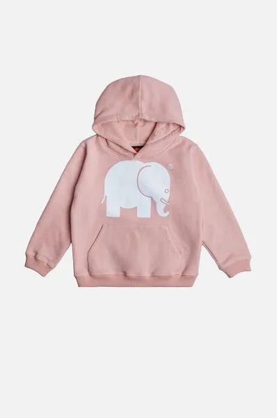 Trendsplant Trendsplant Kid's Organic Classic Hoodie Pale Pink, Rosa, – Produktbild 2 von 4