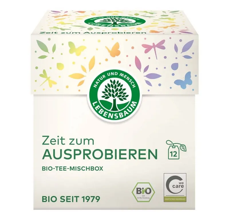 Lebensbaum Lebensbaum Tee Tee Mischbox - Zeit zum Ausprobieren 12Stk.22,5g – Produktbild 1 von 2