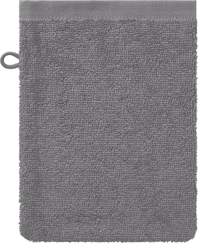 wäschepur Handtuch steingrau, Steingrau, – Produktbild 3 von 3