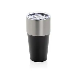 XD Collection Fluid Becher aus RCS-zertifiziert recyceltem Stahl, 500ml, schwarz – Produktbild 1 von 1