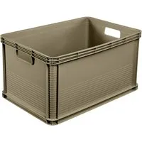 Keeeper keeeper EURO-BOX 'Robert' stapelbar, 60 x 40 x 32 cm, 64 l, olive – Produktbild 1 von 1