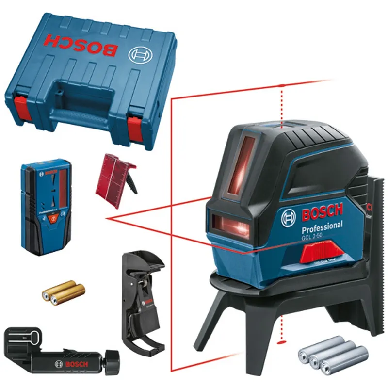 Bosch Professional Bosch Professional Bosch Kombilaser GCL 2-50, incl. Zubehör, L-BOXX-Einlage – Produktbild 1 von 1