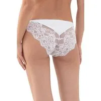 mey Mey Damen Mini-Slip Organic mit Spitze Bio-Baumwolle, Weiss, – Produktbild 1 von 1