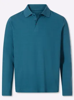 Catamaran Langarm-Poloshirt topas – Produktbild 1 von 1
