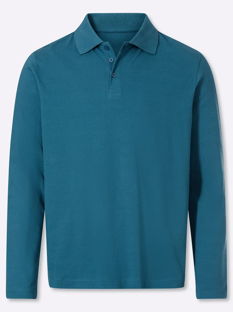 Catamaran Langarm-Poloshirt topas, Topas, – Produktbild 1 von 2