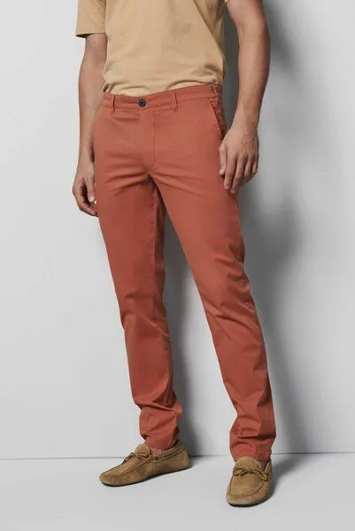M 5 BY MEYER M 5 BY MEYER CASUAL BIO-BAUMWOLLCHINO, Rot (bernstein), – Produktbild 3 von 5