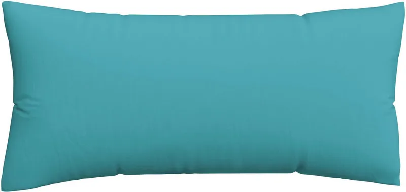 Schlafgut Schlafgut Kissenbezug Premium Kissenbezug Knitted Jersey (1 St), (1 Stück), Ton-in-Ton Reißverschluss, Bio-Baumwolle mit Elasthan, Uni, OEKO Tex, Blau, – Produktbild 2 von 5