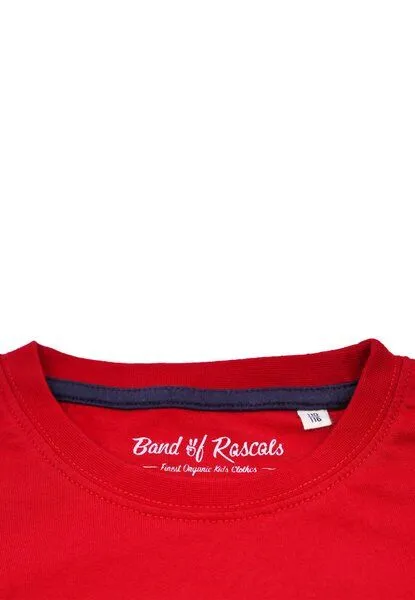 Band of Rascals Band of Rascals Basic T-Shirt, Red, – Produktbild 4 von 5