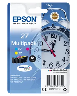 Epson Epson 3er-Set Tintenpatronen T2705 cyan, magenta, gelb – Produktbild 1 von 1