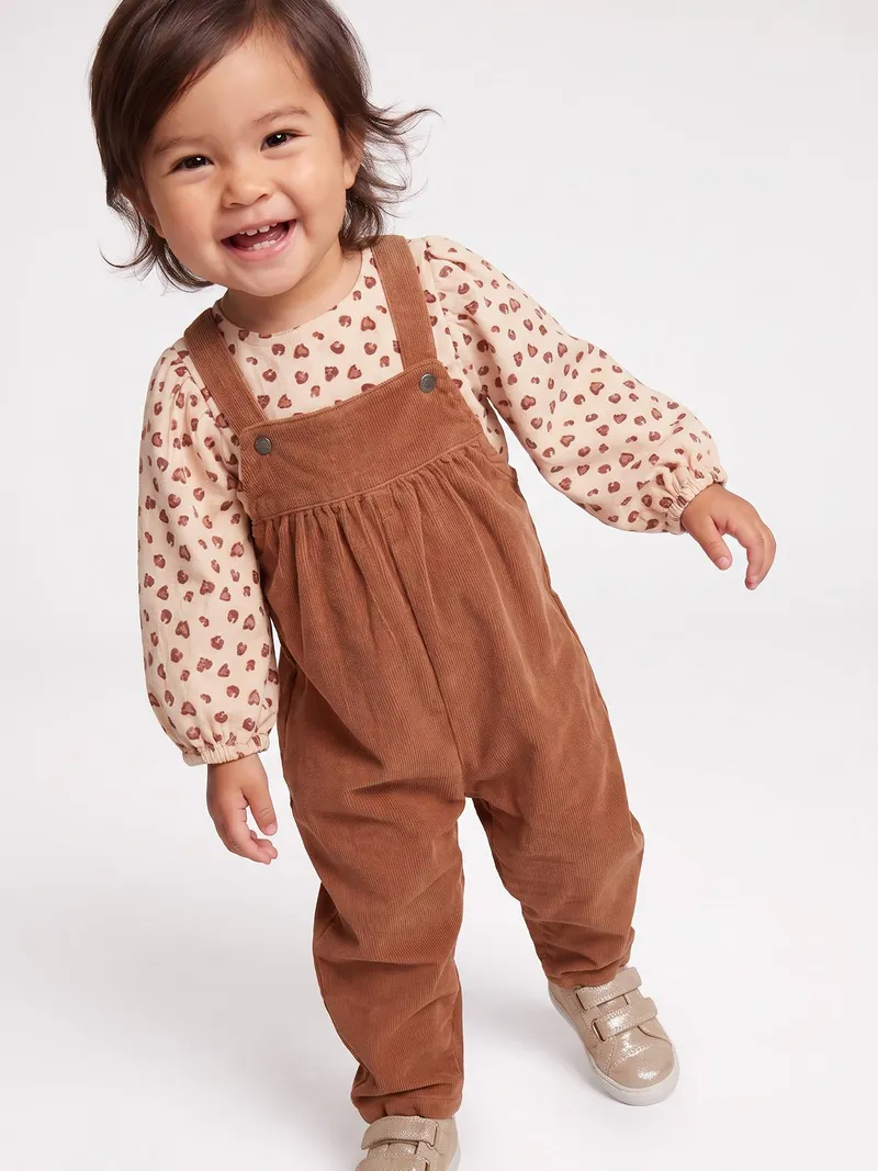 Vertbaudet Mädchen Baby-Set, Hellbraun, – Produktbild 2 von 4