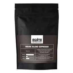 AGÁTA Rösterei & Café AGÁTA Rösterei & Café House Blend Espresso, ganze Bohne oder gemahlen 250g – Produktbild 1 von 1