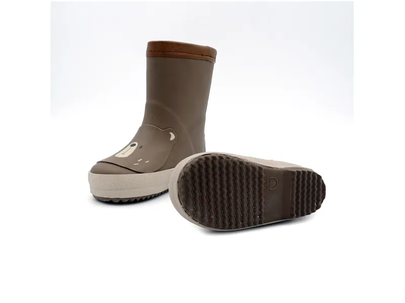 Maximo Maximo Kinder Gummistiefel "Bär", Braun, – Produktbild 3 von 3