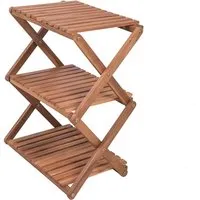 Pflanzregal "TULSA" B 46 x T 30 x H 58,5 cm, Akazie geölt, 3 Ebenen – Produktbild 1 von 1