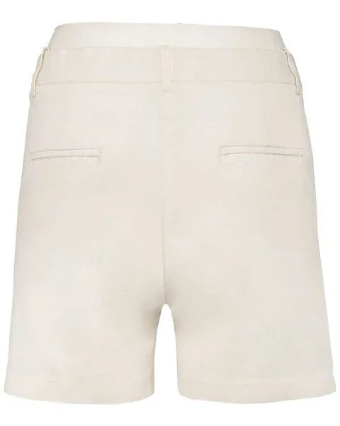 YTWOO YTWOO Damen Bermudashorts aus Bio Baumwolle mit weicher Haptik, Weiß, – Produktbild 4 von 4