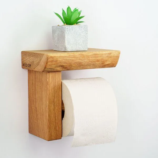 Woodkopf Woodkopf Toilettenpapierhalter CULTUS aus Holz – Produktbild 3 von 4