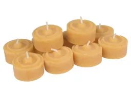 10er Set Teelichter aus Bienenwachs – Produktbild 1 von 1