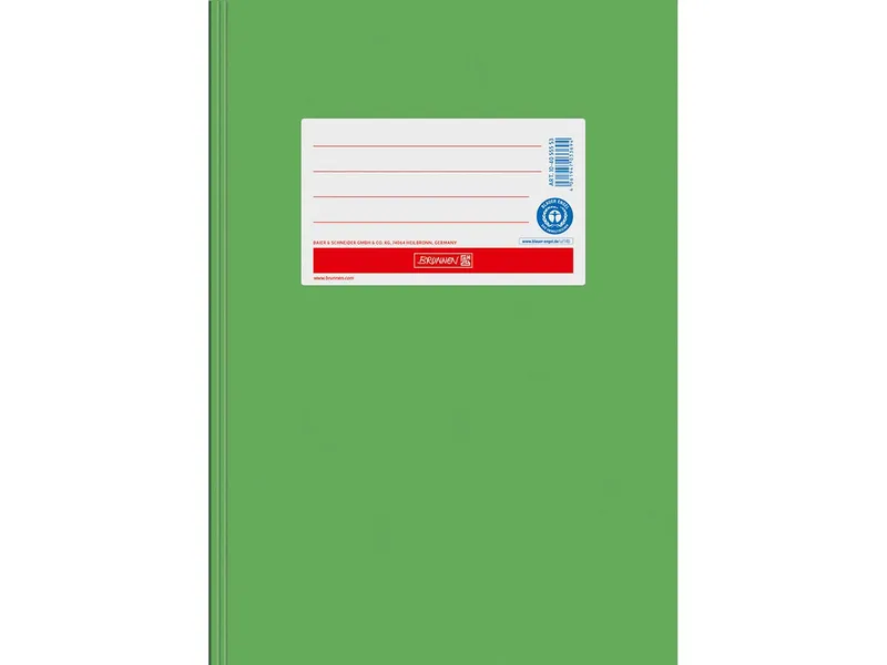 BRUNNEN BRUNNEN Heftumschlag aus Papier DIN A5, Hellgrün, – Produktbild 1 von 1