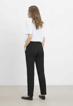 LAURIE LAURIE Damen vegan Hose Taylor Regular Kurz Länge Schwarz – Produktbild 1 von 1