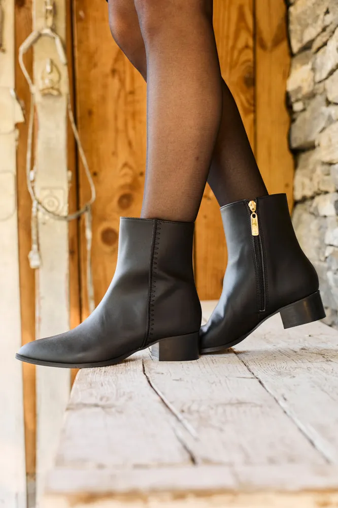Minuit Sur Terre Minuit Sur Terre Damen vegan Stiefel Yvoire Schwarz, Schwarz, – Produktbild 2 von 2