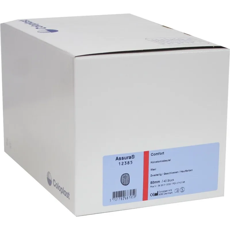 Coloplast ASSURA COMF.Colo.B.2t.RR50 maxi haut 12385 40 St Beutel – Produktbild 1 von 1