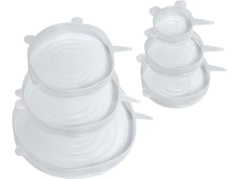 Frischhaltedeckel "STRETCH" aus Silikon, 6er-Set – Produktbild 1 von 1