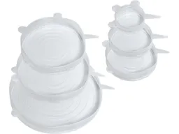 Frischhaltedeckel "STRETCH" aus Silikon, 6er-Set – Produktbild 1 von 1