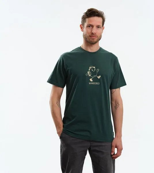 Gary Mash GARY MASH Shirt Wanderei aus Biobaumwolle, Dunkelgrün (grün), – Produktbild 1 von 4