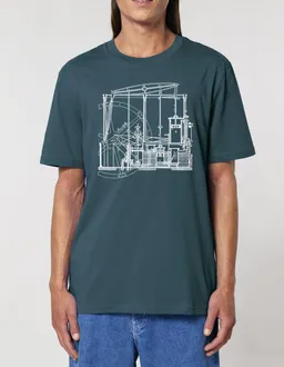 UNIPOLAR UNIPOLAR Science-T-Shirt Maschinenbau Dampfmaschine – Produktbild 1 von 1