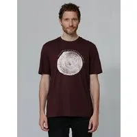 watapparel watapparel T-Shirt Unisex Baumscheibe, Red brown, – Produktbild 1 von 1