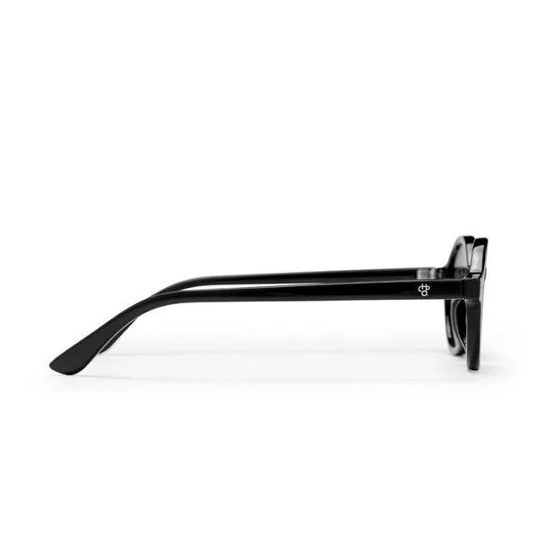 CHPO CHPO Unisex Sonnenbrille "Marlene", Shiny black/black (schwarz), – Produktbild 4 von 4