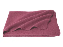 Reiff Strickwaren Babydecke Bio-Merinowolle Fleece malve Gr. 1 (95 x 70 cm) – Produktbild 1 von 1